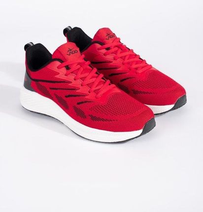 Czerwone męskie siatkowe buty sportowe 41