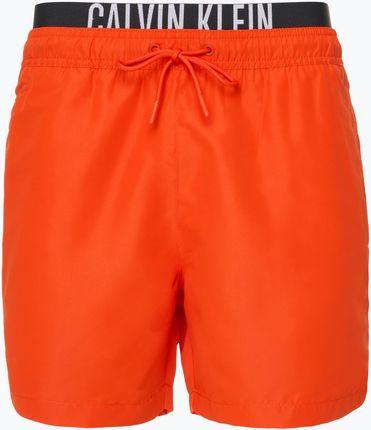 Szorty kąpielowe męskie Calvin Klein KM0KM01093 Intense Power Medium Double WB flaming chili | WYSYŁKA W 24H | 30 DNI NA ZWROT Wiosna 2025