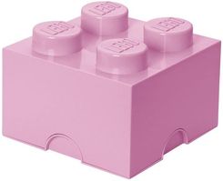 Zdjęcie Plast Team Pojemnik Na Klocki Lego Jasnoróżowy 4003 - Dzierżoniów