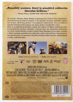 Wyjęty spod prawa Josey Wales (DVD) - zdjęcie 2