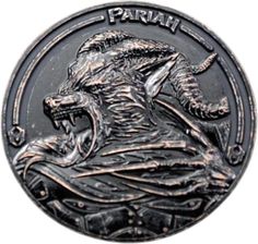 Zdjęcie Moneta kolekcjonerska Heretic Pariah Challenge Coin Battleworn Black (H997 PB) - Otwock