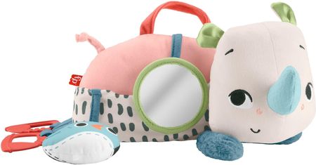 Fisher-Price Planet Friends Nosorożec aktywizujący Zabawka sensoryczna dla niemowląt HYR55