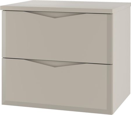 Megstyl DELICA-02 Szafka pod Umywalkę z Blatem 2S 60cm Kaszmir Zestaw-1