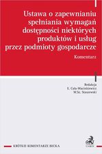 Zdjęcie Ustawa o zapewnianiu spełniania wymagań dostępności niektórych produktów i usług przez podmioty gospodarcze. Komentarz - Poręba