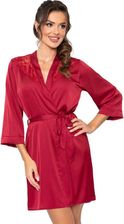 Zdjęcie Szlafrok damski Donna Mari satyna bordo - Chęciny
