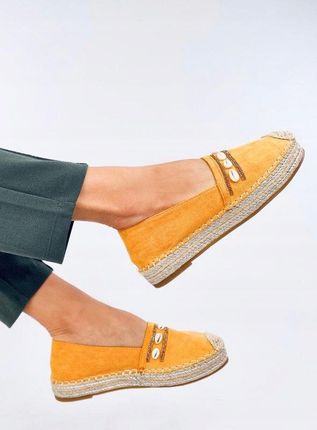 Espadryle z muszelkami OCEAN YELLOW 38 - zdjęcie 3