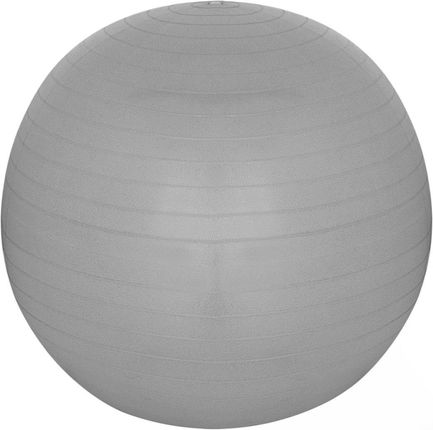 PIŁKA DO ĆWICZEŃ FITNESS 75CM ANTIBURST SZARA XQMAX - zdjęcie 6