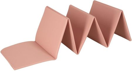 Mata do ćwiczeń jogi składana 183x61x0,4 cm różowa - zdjęcie 4