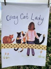 Zdjęcie Alex Clark Ręcznik Kuchenny Tt38 Crazy Cat Lady Kociara - Maków Podhalański