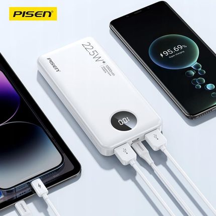 Pisen Powerbank Power Cube 22.5W 10000 Mah 10500 2X Usb - zdjęcie 5