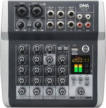Zdjęcie DNA QMX602 analogowy mikser dźwięku 6 kanałów Bluetooth USB MP3 Phantom +48V akumulator 2500 mAh - Katowice