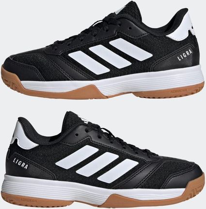 Buty Do Piłki Ręcznej Dla Dzieci adidas Ligra Białe - zdjęcie 2