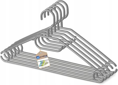 Kadax 5x Wieszaki Na Ubrania Obrotowe Plastikowe Ubraniowe Odzieżowe Szare (K9647)