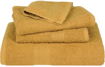 vidaXL Ręczniki Do Sauny 2Szt. Złoty 80X200Cm 360 Gsm 100% Bawełna - zdjęcie 2