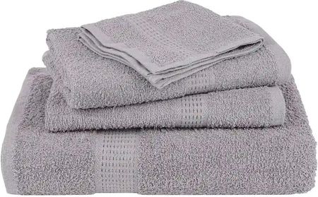 vidaXL Ręczniki Mydlane 10Szt. Szare 30X30Cm 360 Gsm 100% Bawełna - zdjęcie 2