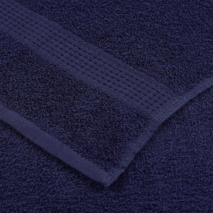 vidaXL Ręczniki Kąpielowe 2Szt. Granatowy 360 Gsm 100% Bawełna - zdjęcie 2