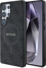 Zdjęcie Guess Etui Leather 4G Colored Ring Classic Logo Magsafe Samsung Galaxy S25 Ultra Czarny - Prochowice