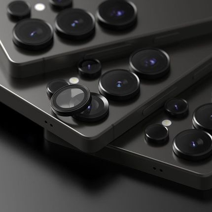 Ringke Nakładki Na Aparat Camera Lens Frame Glass Do Samsung Galaxy S25 Ultra 2 Pack Czarne - zdjęcie 4