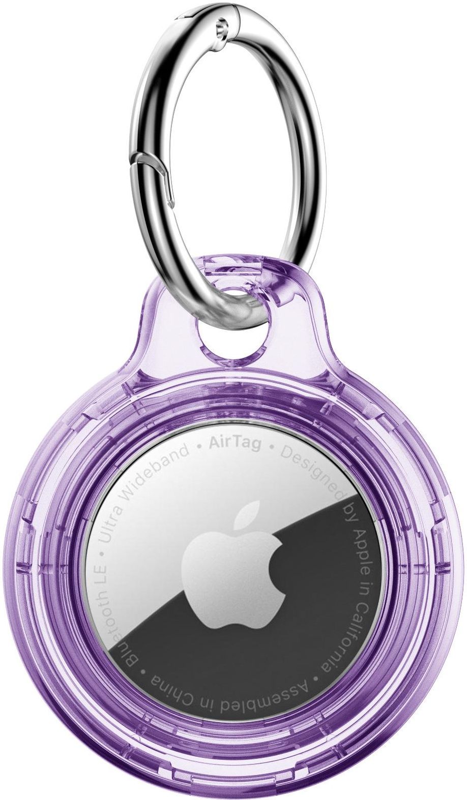 Rabbitmob Etui Cover Case Breloczek Do Apple Airtag Transparent Purple ...