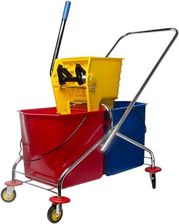 Zdjęcie Szron Dwukomorowe wiadro na mopa GS-028LKA - Skała