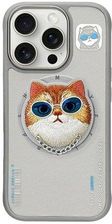Nimmy Etui Glasses Cool Cat Magsafe Do Apple Iphone 16 Pro Max Szary