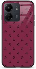Pieceofcase Etui Szklane Xiaomi Redmi 13C Wisienki Tiny Plum