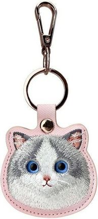 NIMMY Big Eyed Pet 2.0 Cat 3w1 Różowy 3w1 Torebka na telefon + Portfel + Etui na lokalizator  - zdjęcie 4
