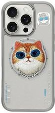 Nimmy Etui Glasses Cool Cat Magsafe Do Apple Iphone 16 Pro Max Szary
