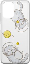 Pieceofcase Etui Przeźroczyste Z Nadrukiem Xiaomi Redmi Note 10S Kot Astronauta
