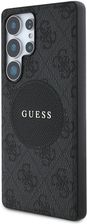 Guess Etui 4G Round Patch Classic Logo Magsafe Do Samsung Galaxy S25 Ultra Czarny