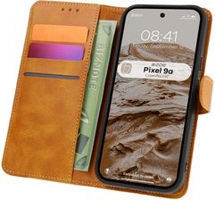 Bizon Etui Z Klapką Case Pocket Do Google Pixel 9A Brązowe