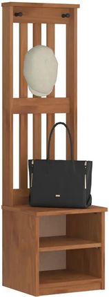 vidaXL Ławka z Wieszakiem Do Przedpokoju Sandens Lite Drewno Sosnowe (4010478)