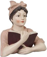 Zdjęcie Clayre&Eef Figurka Dekoracyjna Dziewczyna Z Książką Reader - Dąbrowa Górnicza