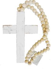 Zdjęcie Kokon Home Zawieszka Drewniane Korale Z Krzyżem Cross - Pyskowice