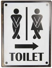 Zdjęcie Clayre&Eef Szyld Metalowy Toilet - Tarnowskie Góry