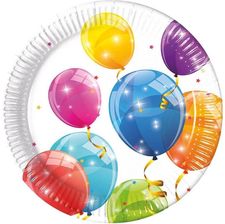 Zdjęcie Talerzyki papierowe Sparkling Balloons 23cm 8szt 1776504529 - Puszczykowo