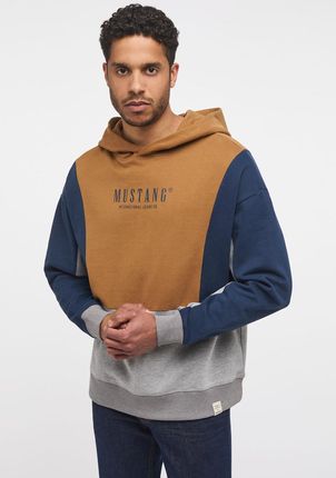 MĘSKA BLUZA Z KAPTUREM MUSTANG Bennet Color Block Rubber 1014160 3161