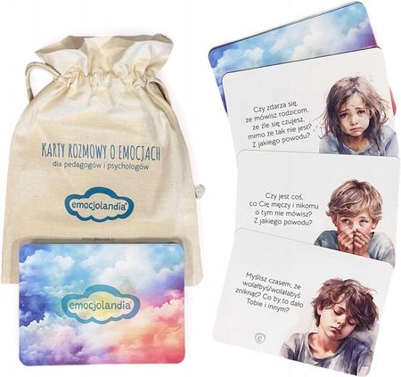 Emocjolandia Karty Rozmowy O Emocjach Dla Pedagogów I Psychologów