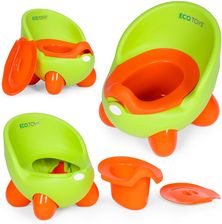 Zdjęcie Ecotoys Nocnik Toaleta Sedes Dla Dzieci Wyjmowany Wkład Antypoślizgowe Nóżki Zielony - Wolbrom