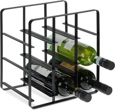 Relaxdays Metalowy Stojak Na Wino 9 Butelek (100358060)