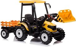 Zdjęcie Leantoys Traktor Na Akumulator Z Przyczepą Hercules Żółty 24V - Bartoszyce
