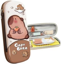 Zdjęcie Lean Toys Piórnik Szkolny Usztywniany Z Kapibarą Brązowy - Mszana Dolna