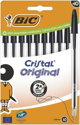 Bic Długopis Cristal Original 10Szt. Czarny