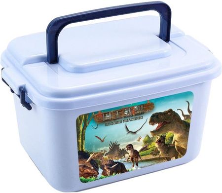Lean Toys Dinozaury Zestaw Figurek Park Akcesoria Pudełko 46 Elementów - zdjęcie 3