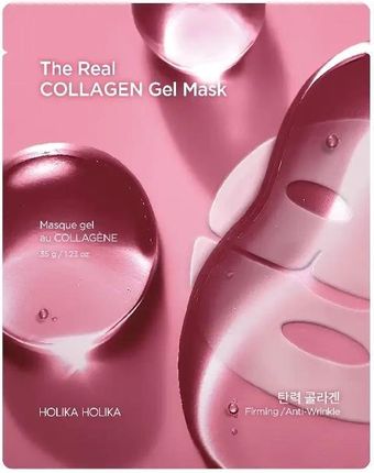 Holika Holika The Real Gel Mask Collagen Hydrożelowa Maska Do Twarzy 35G