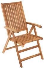 Zdjęcie Patio Krzesło Ogrodowe Drewniane Akacja Brązowy - Człopa