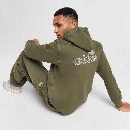 ADIDAS BLUZA Z KAPTUREM STITCH HD KHAKI
