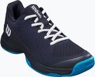 Buty do tenisa dziecięce Wilson Rush Pro L Jr navy blazer/ white/ atomic blue Wiosna 2025