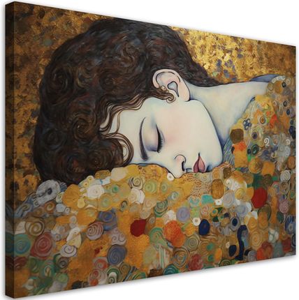 Feeby Fototapeta Na Płótnie Portret Kobiety G. Klimt 90X60Cm (Can1Tykm2372490X60)