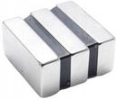 Magnes Neodymowy Płytkowy MPŁ 40x20x10 N38 2 sztuki